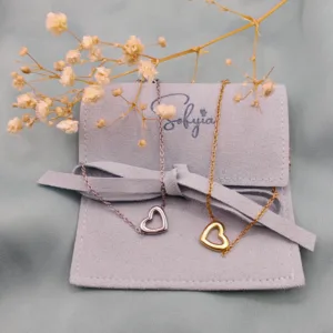 Bracciale cuore aperto