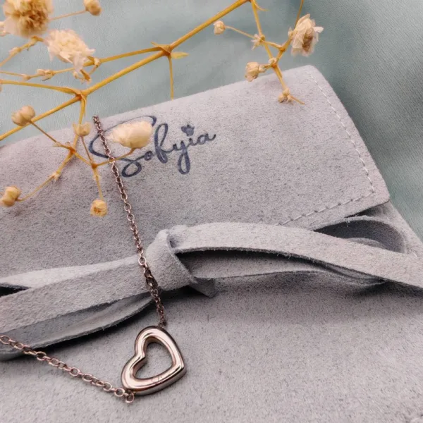 Bracciale cuore aperto - immagine 3