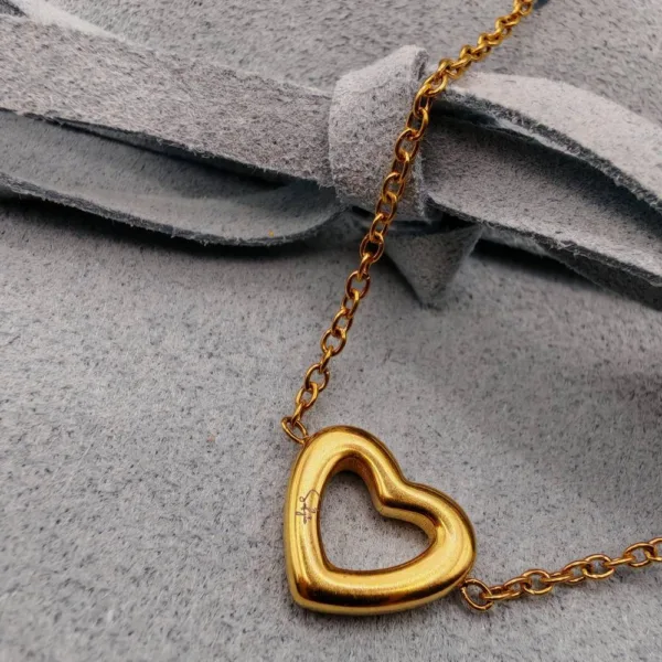 Bracciale cuore aperto - immagine 4