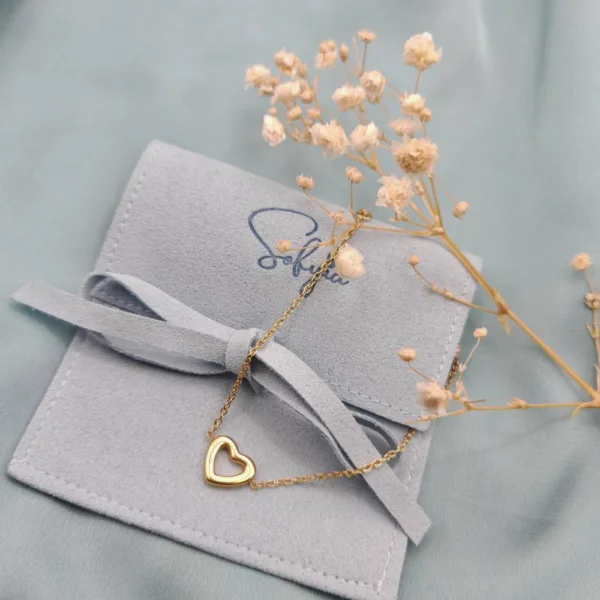 Bracciale cuore aperto - immagine 5