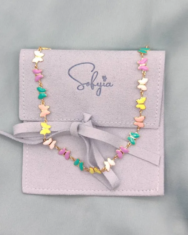 Collana Farfalle Multicolor - immagine 3